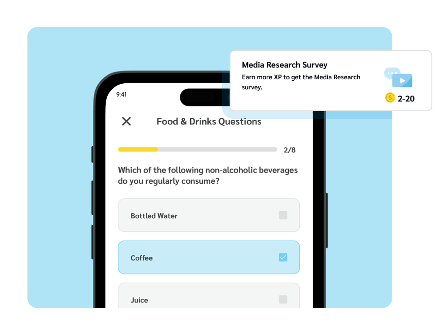 Media Rewards app: how users can earn gift cards, participate in prize draws, and take surveys through the rewards app.